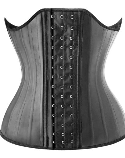 Latex Waist Trainer for Women Workout Waist Training Vest with 2 Straps & 9  Steel Bones Adjustable Corset Waist Trimmer, Black (Zipper Closure-2  Belts-9 Bones), S price in UAE,  UAE